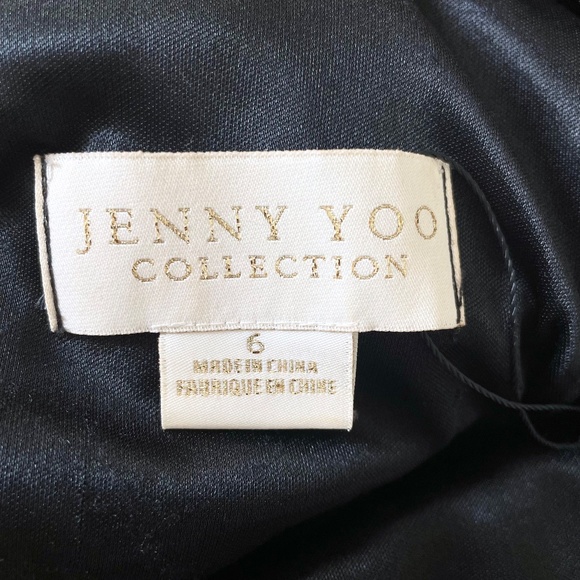 Jenny Yoo Cowl Neck Velvet Bridesmaid Gown Black Sullivan Maxi Dress - Picture 6 of 10